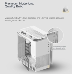 Geometric Future кутия Case EATX - Model 4 King Arthur White