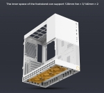 Geometric Future кутия Case EATX - Model 4 Lancelot White