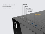 Geometric Future кутия Case EATX - Model 6 Cezanne Black