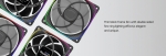 Geometric Future Комплект вентилатори Fan Pack 3-in-1 - Squama 2503B Black