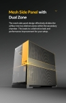 Geometric Future кутия Case EATX - Model 5 Black/Yellow