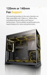 Geometric Future кутия Case EATX - Model 5 Vent Black/Yellow