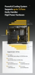 Geometric Future кутия Case EATX - Model 5 Vent Black/Yellow