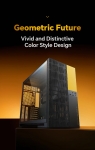 Geometric Future кутия Case EATX - Model 5 Vent Black/Yellow