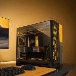Geometric Future кутия Case EATX - Model 5 Vent Black/Yellow - 5 x 140 mm aRGB fans included