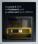 Geometric Future кутия Case EATX - Model 5 Vent Black/Yellow - 5 x 140 mm aRGB fans included