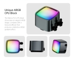 Geometric Future водно охлаждане Water Cooling - Eskimo Pro 420 Black - Addressable RGB, LGA1851/AM5