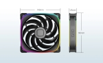 Geometric Future Комплект вентилатори Fan Pack 3-in-1 140 mm - Squama 2503W-14 White