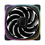 Geometric Future Комплект вентилатори Fan Pack 3-in-1 140 mm, Reversed - Squama 2503RB-14 Black