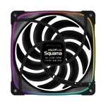 Geometric Future Комплект вентилатори Fan Pack 3-in-1 140 mm, Reversed - Squama 2503RB-14 Black