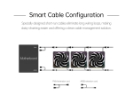 Geometric Future Комплект вентилатори Fan Pack 3-in-1 140 mm, Reversed - Squama 2503RB-14 Black
