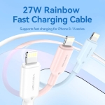 Vention кабел Cable USB 2.0 Type-C to Lighting 1m White - LAKWF