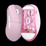 Lamzu професионална геймърска мишка ATLANTIS MINI [Champion Edition] 1K (8K compatible) - Wireless Gaming Mouse - Light Pink
