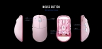 Lamzu професионална геймърска мишка ATLANTIS MINI [Champion Edition] 1K (8K compatible) - Wireless Gaming Mouse - Light Pink
