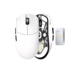 Lamzu професионална геймърска мишка MAYA X 8K - Wireless Gaming Mouse - White