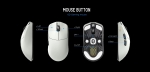 Lamzu професионална геймърска мишка MAYA X 8K - Wireless Gaming Mouse - Cloud Grey