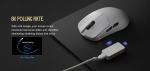 Lamzu професионална геймърска мишка MAYA X 8K - Wireless Gaming Mouse - Cloud Grey