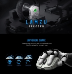Lamzu професионална геймърска мишка MAYA X 8K - Wireless Gaming Mouse - Purple Shadow