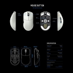 Lamzu професионална геймърска мишка MAYA X 8K - Wireless Gaming Mouse - Purple Shadow