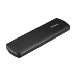 Apacer Външен SSD диск Portable SSD AS721 250GB USB-C 3.2 Gen 2/USB-A 3.2 Gen 1, Military-Grade, Shockproof, Black