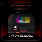 Madlions професионална геймърска механична клавиатура Professional Gaming Mechanical Keyboard FIRE 68 PRO - 8K, Gateron Magnetic Jade Switches, RGB - Black