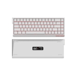 Madlions професионална геймърска механична клавиатура Professional Gaming Mechanical Keyboard MAD 68 R White- 8K, Kunlun Magnetic Switches [Linear]