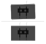 Стойка Neomounts Level-750 Heavy duty wall mount 42-75", max 100kg, tilt, lockable