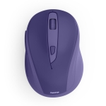 HAMA Безжична мишка „WM-400“, ергономична, оптична, 6 бутона, тиха, лилаво