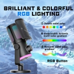 Настолен микрофон FIFINE AM6 RGB - Black