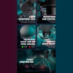 Настолен микрофон FIFINE A8V RGB - Black