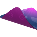 Lorgar Main 135, Gaming mouse pad, High-speed surface, Purple anti-slip rubber base, size: 500mm x 420mm x 3mm, weight 0.41kg