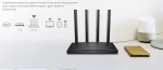 Гигабитов безжичен рутер TP-LINK Archer C6U AC1200 MU-MIMO