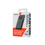 CANYON magnetic power bank OnPower 500 PD20W 5000mAh Aluminium Interstellar Black