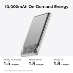 Ecoflow преносима батерия Power Bank - Rapid Mag 10K Qi1 Black - 10000mAh - EF-RAPIDQI1-10K-B-EU