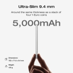 Ecoflow преносима батерия Power Bank - Rapid Mag 5K Qi1 Black - 5000mAh - EF-RAPIDQI1-5K-B-EU