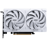 MSI Video Card NVIDIA GeForce RTX 5060 8G VENTUS 2X WHITE, 8GB GDDR7, 128-bit, 2512 MHz Boost, 3840 CUDA Cores, PCIe 5.0 (x8), 3x DP 2.1b, HDMI 2.1b, RAY TRACING, Dual Fan, 145W TDP, 8-pin PCIe Power, G-SYNC, 2-Slot, 3Y