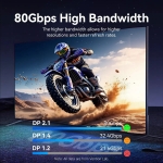 Vention Кабел Cable - Display Port v2.1 DP M / M Black 16K@60Hz, 3M - HGBHI