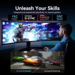 Vention Кабел Cable - Display Port v2.1 DP M / M Black 16K@60Hz, 1M - HGBHF