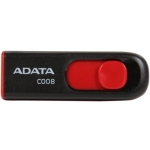 ADATA C008 64GB USB флаш памет черен-червен