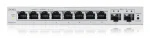 Суич ZyXEL GS-1200-10, V3, Управляем, 8 портов, 10/100/1000 с 2Gbe Uplink