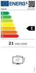 Монитор Philips 27E1N1300A, 27" IPS WLED, 1920x1080@100Hz, 4ms GtG, 1ms MPRT, 250cd m/2, 1300:1, Mega Infinity DCR, Adaptive Sync, FlickerFree, Low Blue Mode, 2Wx2, Tilt, HDMI, USB hub