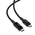 Acefast Кабел USB-C to USB-C Cable 100W 2m with digital display - C6-03 - Black