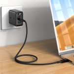 Acefast Кабел USB-C to USB-C Cable 100W 2m with digital display - C6-03 - Black