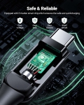 Acefast Кабел USB-C to USB-C Cable 100W 1.2m with LED display - C7-03 - Black
