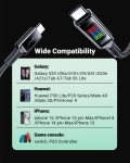 Acefast Кабел USB-C to USB-C Cable 100W 1.2m with LED display - C7-03 - Black