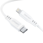 Acefast Кабел USB-C to Lightning Cable 30W 1.20m MFI Certified TPE - C3-01 - White