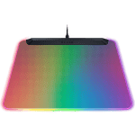 Razer Firefly V2 Pro, Fully Illuminated RGB Gaming Mouse Mat, Edge-to-Edge Backlit Design, 15-Zone Chroma Lighting, Integrated USB 2.0 Port