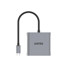 Unitek Адаптер Adapter USB-C M to DisplayPort x 2 F - 8K@30Hz, MST - V1404A