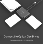 Unitek Кабел USB to IDE+SATA - SmartLink Trinity - Y-3324