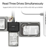 Unitek Кабел USB to IDE+SATA - SmartLink Trinity - Y-3324
